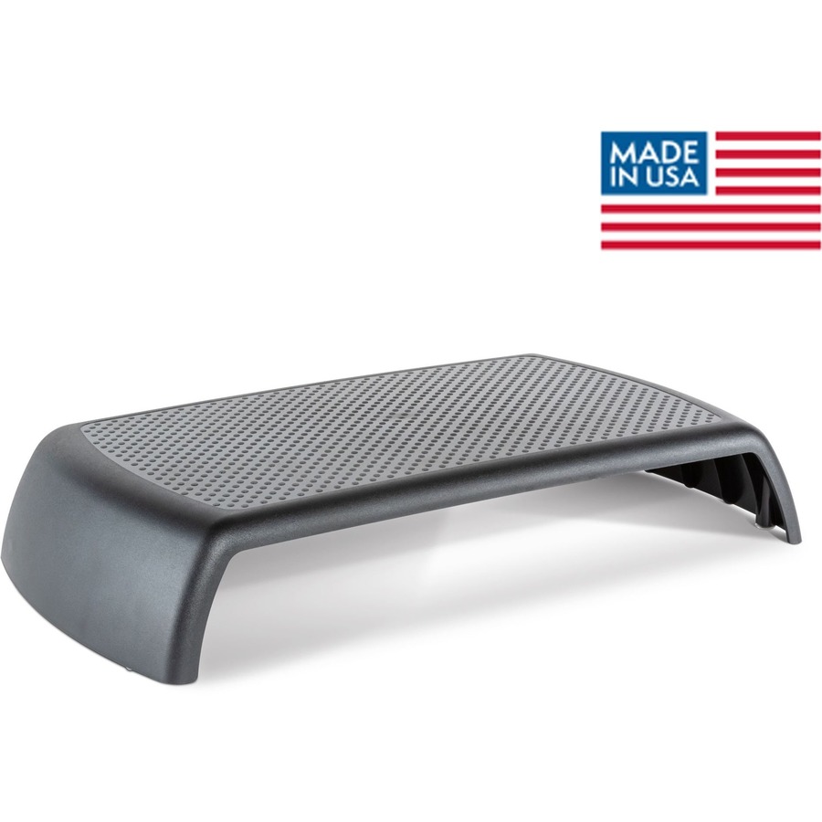 Allsop ErgoRiser Monitor Stand - Made in the USA (32212) - 20 lb Load Capacity - 2.75" Height x 16.3" Width - Black