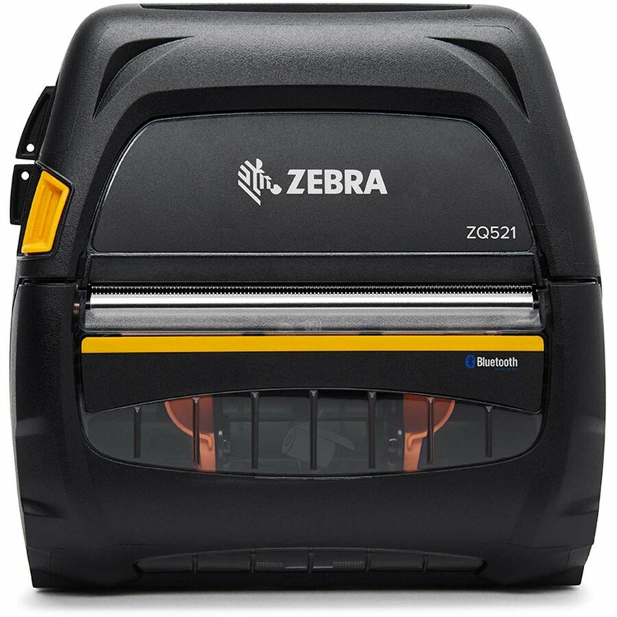 Zebra DT Printer ZQ521, media width 4.45''/113mm; English/Latin fonts, Bluetooth 4.X, stnd battery, US/Canada certs