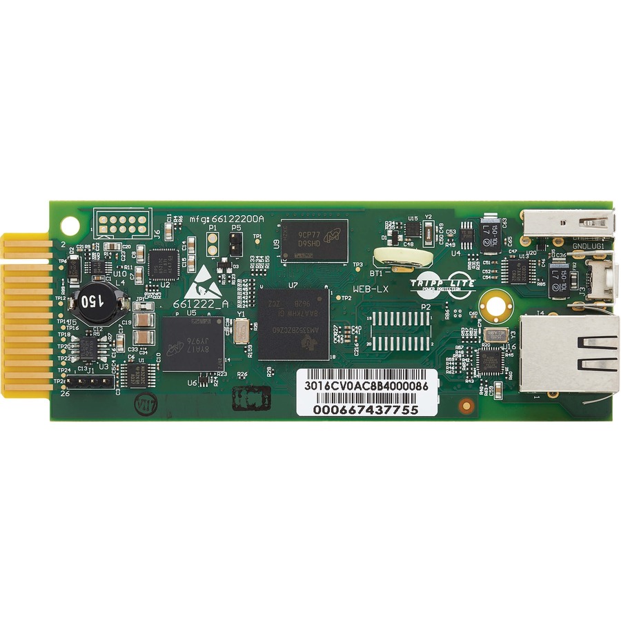 Tripp Lite by Eaton Web Management Accessory Card for Select Tripp Lite by Eaton UPS Systems