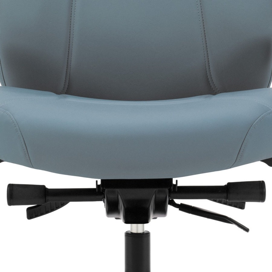 Global Obusforme Comfort XL High Back Wide Standard DepthSynchro-Tilter - Carbon Fabric Seat - Carbon Fabric Back - High Back - 5-star Base - Armrest - 1 Each - High Back - GLB12550TC74