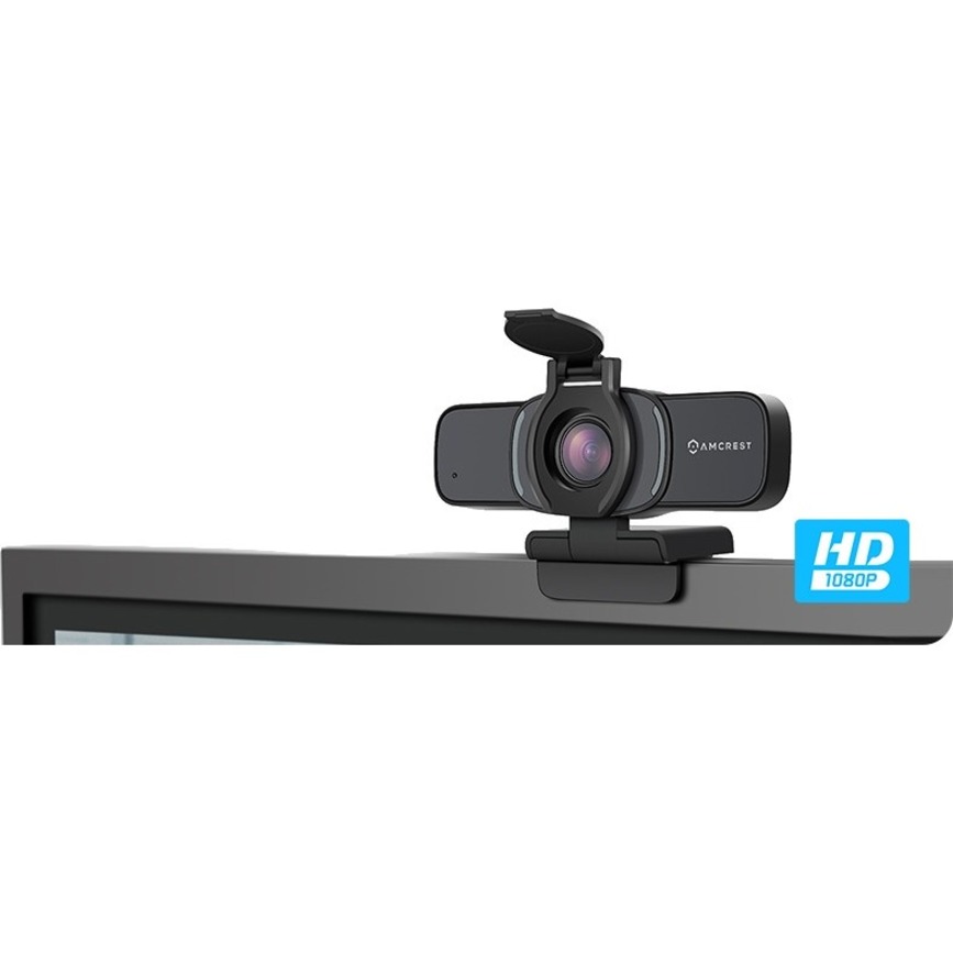 Amcrest AWC201-B Webcam - 30 fps - Black - USB 2.0 - 1 Pack(s)