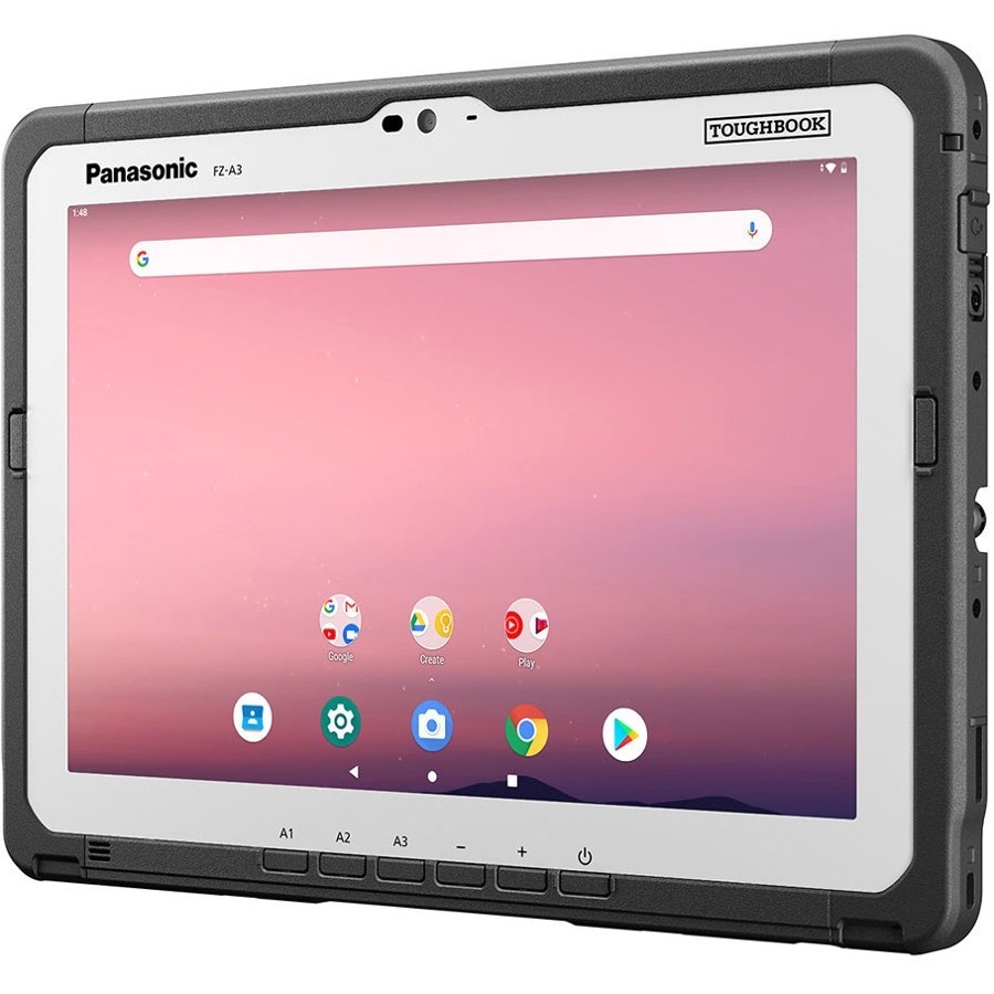 Panasonic TOUGHBOOK FZ-A3 FZ-A3ABAAEAM Tablet - 10.1" WUXGA - Octa-core (8 Core) 1.84 GHz - 4 GB RAM - 64 GB Storage - Android 9.0 Pie - TAA Compliant