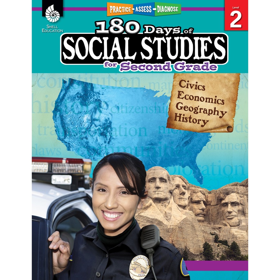 Shell Education Learn At Home Social Studies Books Printed Book - Book - Grade 2 - English