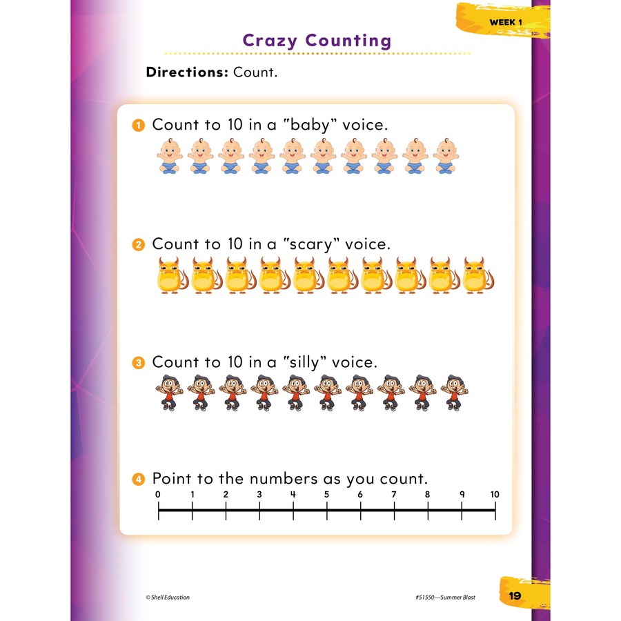 Picture of Shell Education Learn-At-Home Grade K Summer Bundle Printed Book by Jodene Smith, Suzanne I. Barchers