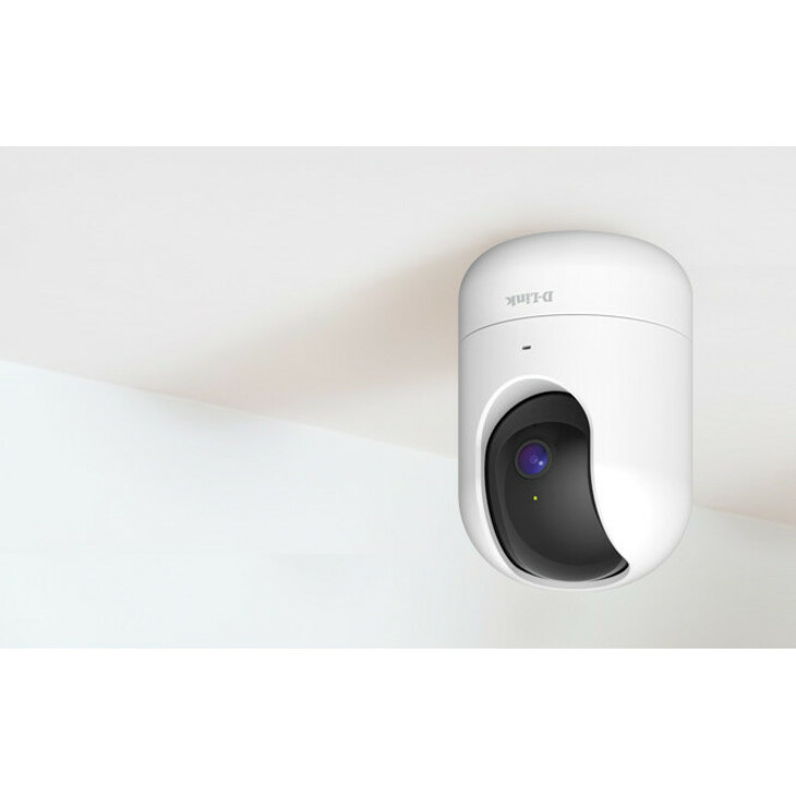 D-Link mydlink DCS-8526LH Network Camera - 16.40 ft (5 m) Night Vision - H.264, MPEG-2 - 1920 x 1080 - CMOS - Ceiling Mount - Google Assistant, Alexa Supported - Security Cameras - DLIDCS8526LH