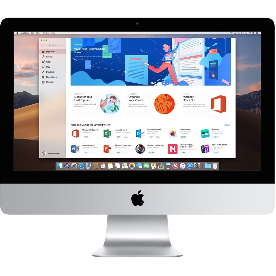 Apple iMac MHK33LL/A All-in-One Computer - Intel Core i5 8th Gen