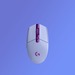 LOGITECH G305 LIGHTSPEED Wireless Gaming Mouse - Travel Mouse - Optical - Wireless - Radio Frequency - 2.40 GHz - Lilac - 12000 dpi - 6 Button(s)