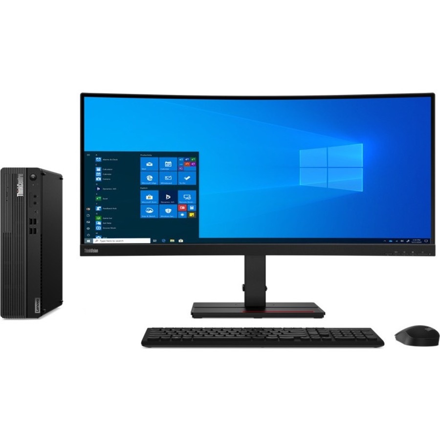 Lenovo ThinkCentre M75s Gen 2 11JB000NUS Desktop Computer - AMD Ryzen 3 4350G Quad-core (4 Core) 3.80 GHz - 8 GB RAM DDR4 SDRAM - 128 GB SSD - Small Form Factor - Raven Black