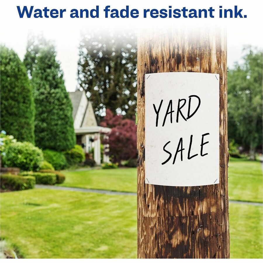 Avery® Marks-A-Lot Value Pack Pen-Style Permanent Markers - Bullet Marker Point - Black Ink - 200 / Carton