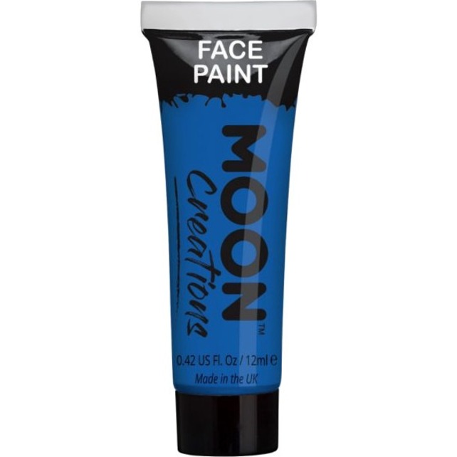 Moon Creations Face & Body Paint Primary Colours Boxset - 12 mL - 1 Each - Red, Yellow, Green, Blue, White, Black - Face Paint - AVDC01136