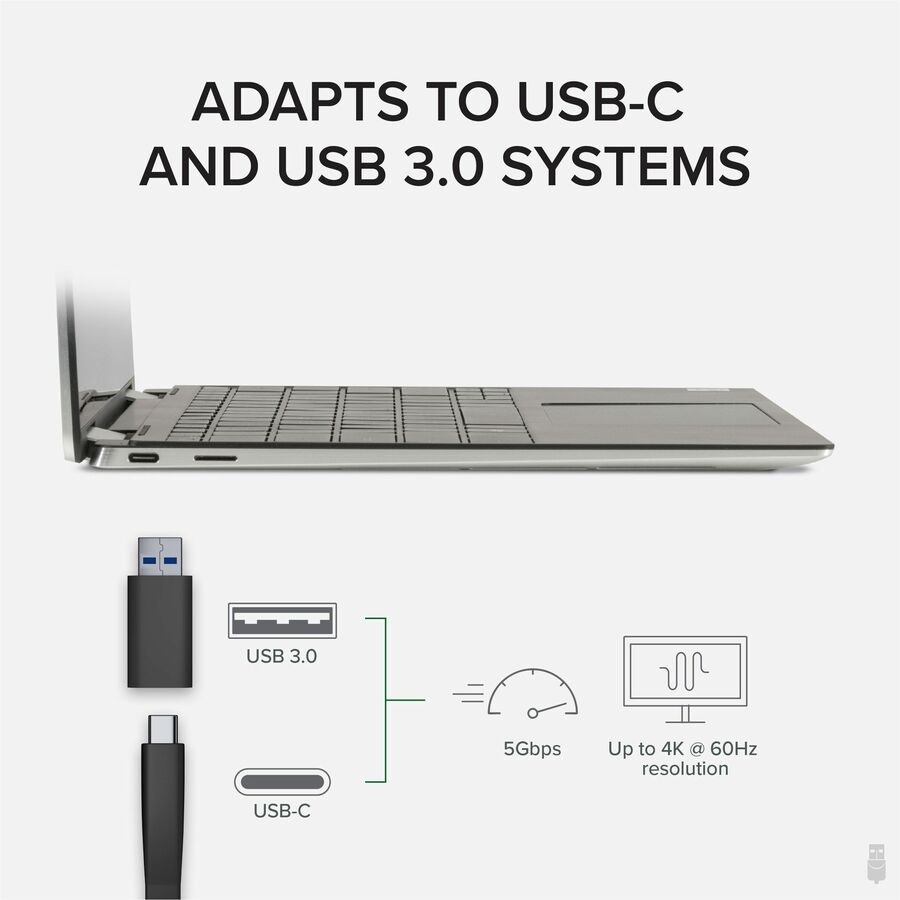 Plugable 4K DisplayPort and HDMI Dual Monitor Adapter for USB 3.0 and USB-C