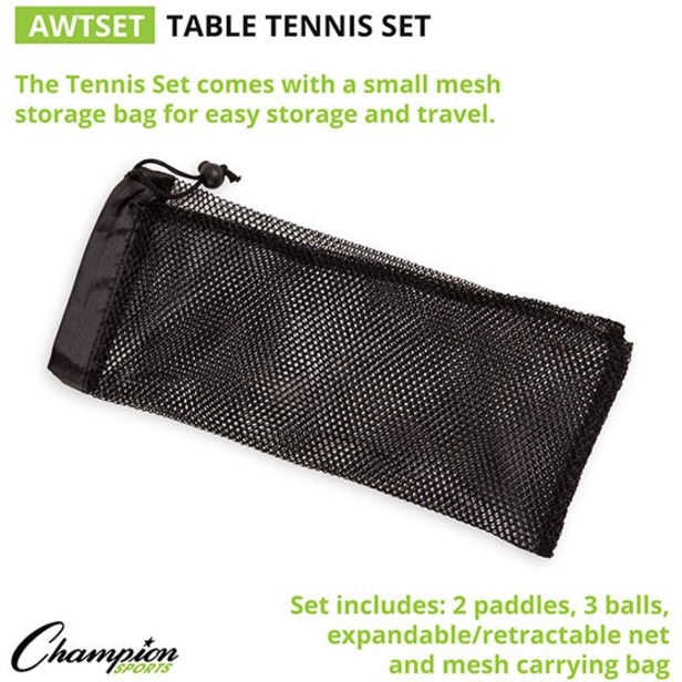 Picture of Champion Sports Anywhere Table Tennis Set