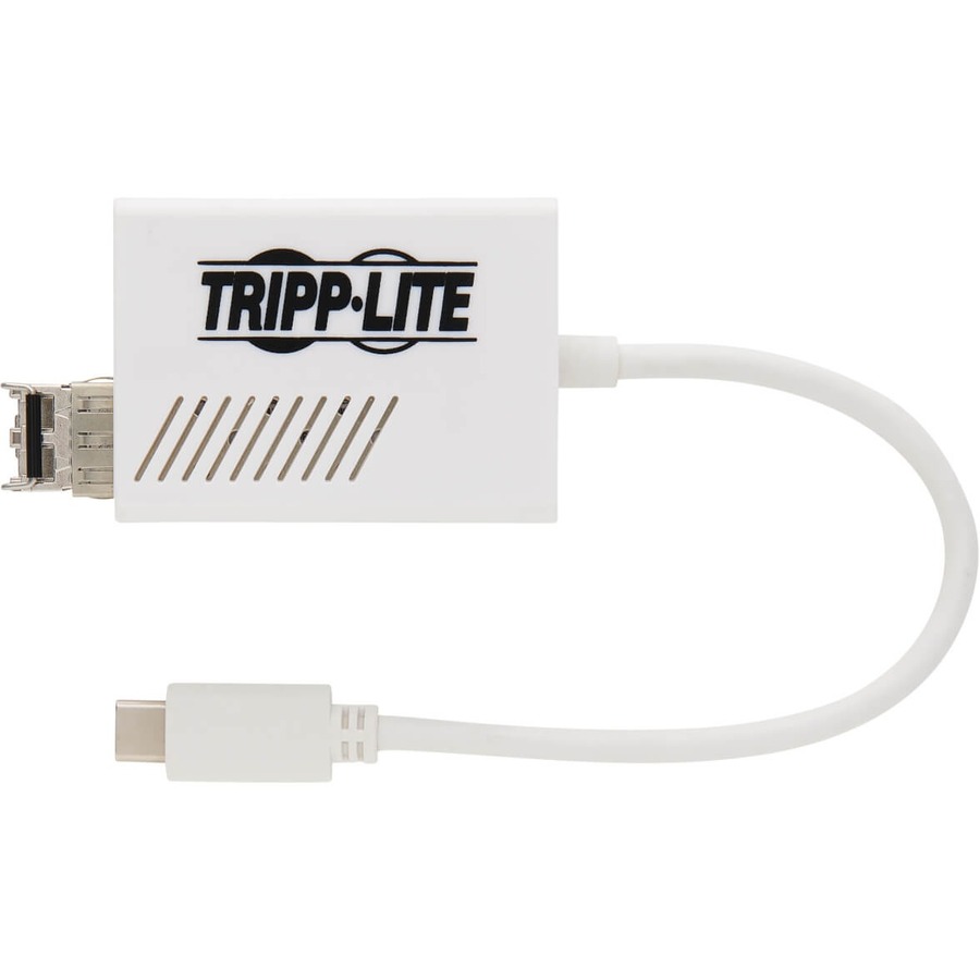 Tripp Lite by Eaton USB-C 3.1 to Fiber Optic Transceiver Gigabit Ethernet Adapter Singlemode 1310 nm LC Up to 5 km