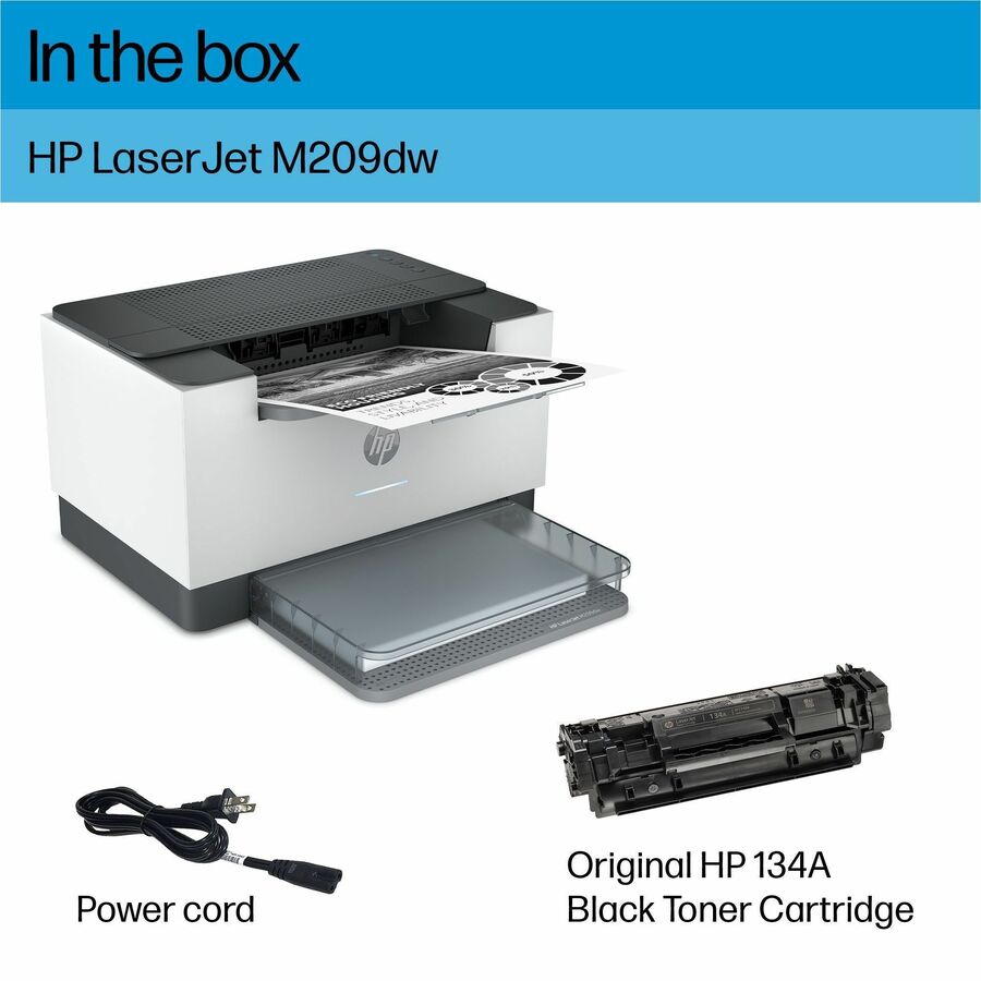 Imprimante laser LaserJet 200 M209dw Bureau Sans fil - Monochrome HP