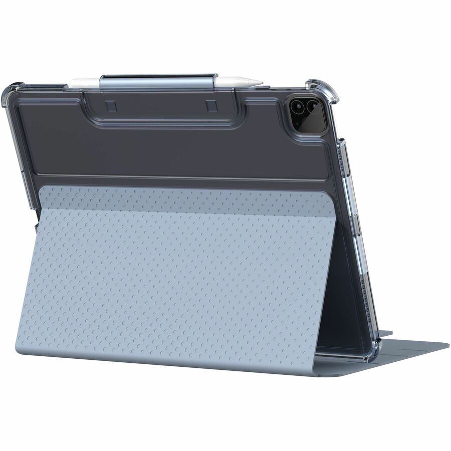 Urban Armor Gear Lucent Carrying Case (Folio) for 12.9" Apple iPad Pro (5th Generation), iPad Pro (4th Generation) Tablet, Stylus - Soft Blue