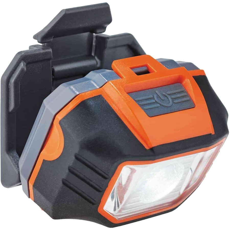 Skullerz 8981 Hard Hat Headlamp - LED - 150 lm Lumen - 3 x AAA - Battery - Orange - 1 Each