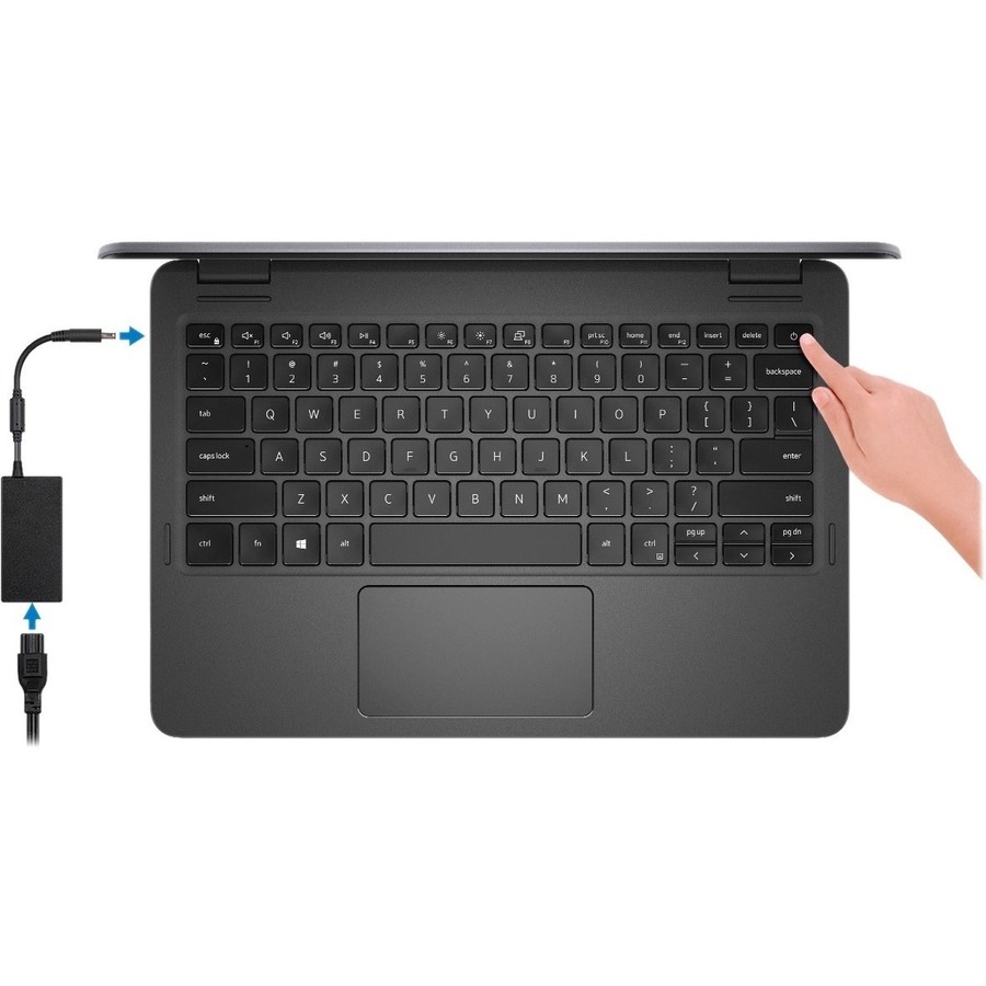 Dell Latitude 3120 11.6-inch laptop with Intel Celeron N5100, 4 GB RAM, and 128 GB SSD — alternate view 4