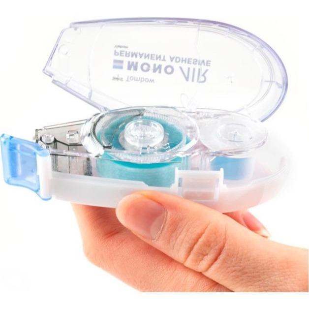 Tombow Mono Air Touch Net Tape Dispenser Refill - 17.50 yd Length x 0.33" Width - 2 / Pack - White