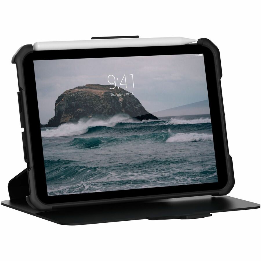 Urban Armor Gear Metropolis SE Carrying Case (Folio) Apple iPad mini (6th Generation) Tablet, Apple Pencil, Stylus - Black