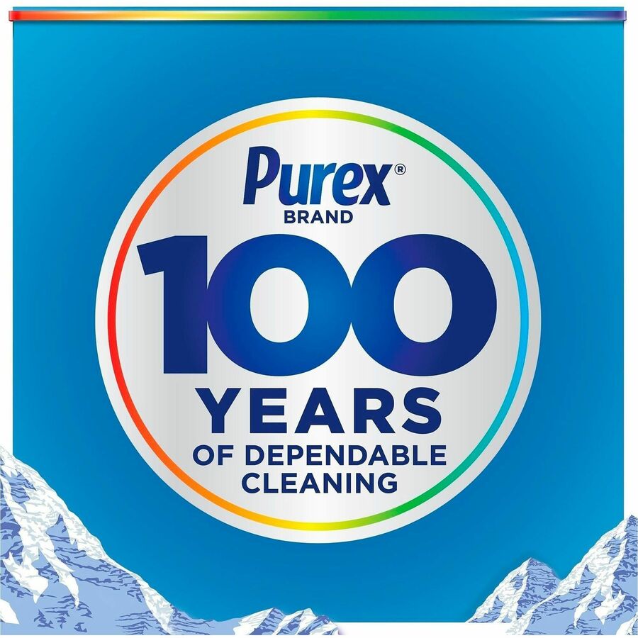 DIA04784 - Heighten your senses with the refreshing, outdoor scent of crisp mountain air and springtime floral blooms found in this liquid laundry detergent. It is ideal for everyday use, penetrating deep down into fabric fibers, removing ground in dirt and stains. Purex Liquid Detergent is specially formulated with stain-fighting ingredients so clothes and linens are always fresh and clean. Concentrated detergent yields 38 loads.