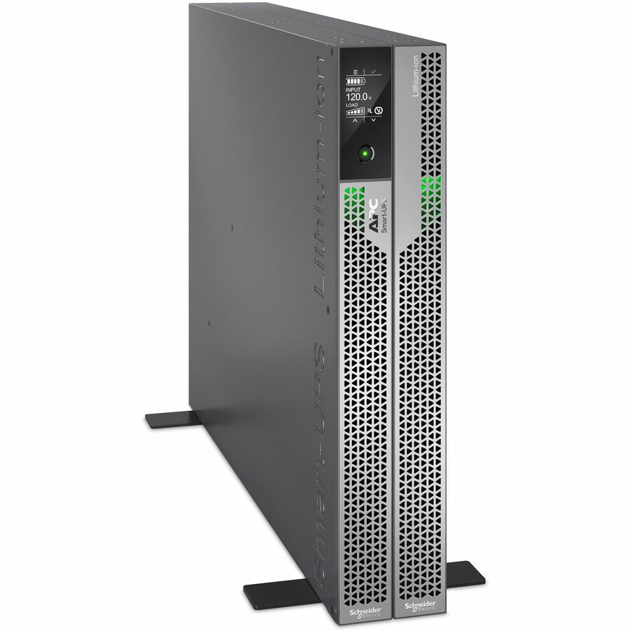 APC Smart-UPS Ultra On-Line, 3000VA, Lithium-ion, Rack/Tower 1U, 120V, 5x 5-20R + 1x L5-30R NEMA outlets, Network Card, Extended runtime, W/rail kit