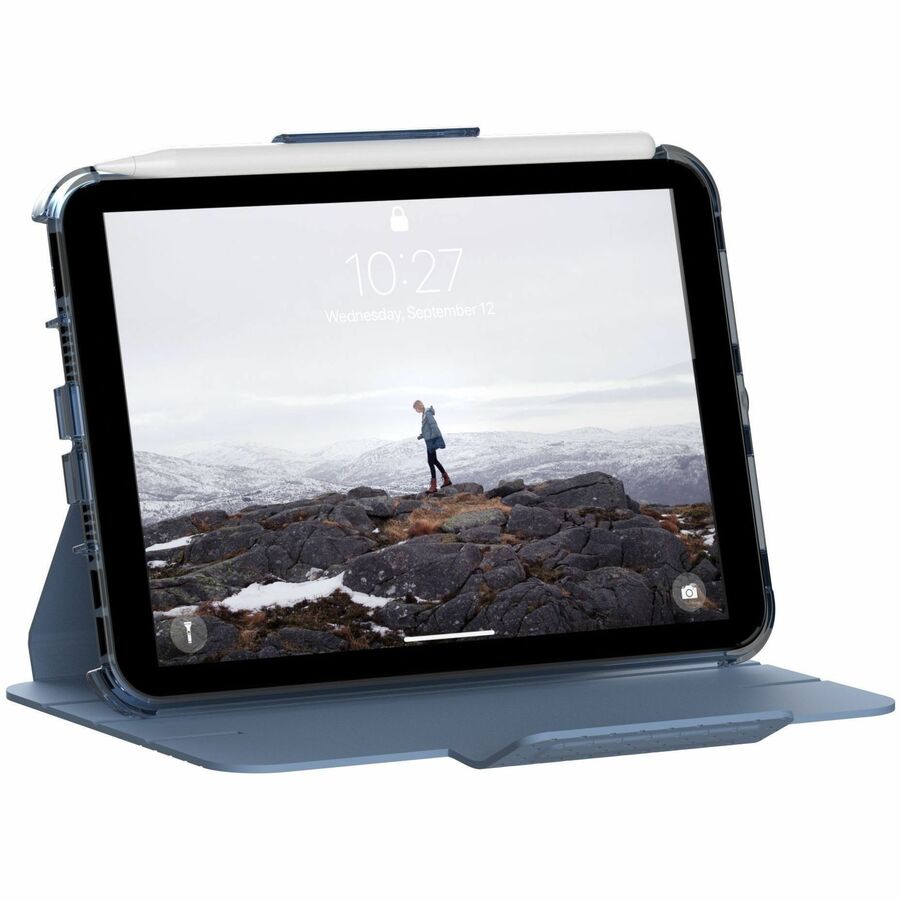 Urban Armor Gear Lucent Carrying Case (Folio) Apple iPad mini (6th Generation) Tablet - Cerulean, Translucent