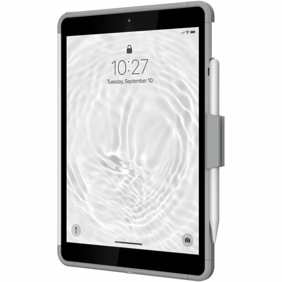 Urban Armor Gear Scout Healthcare Carrying Case for 10.2" Apple iPad (9th Generation), iPad (7th Generation), iPad (8th Generation) Tablet - White, Gray