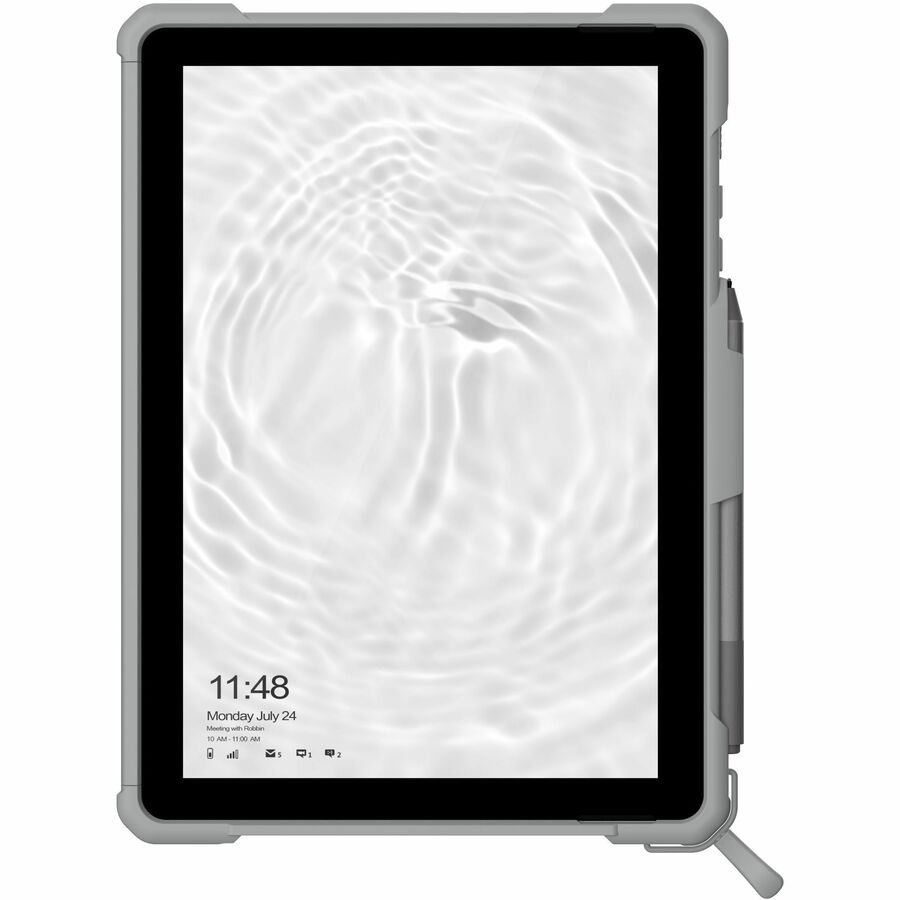 Urban Armor Gear Plasma Healthcare Carrying Case for 10.5" Microsoft Surface Go, Surface Go 2, Surface Go 3, Surface Go 4 Tablet - White, Gray