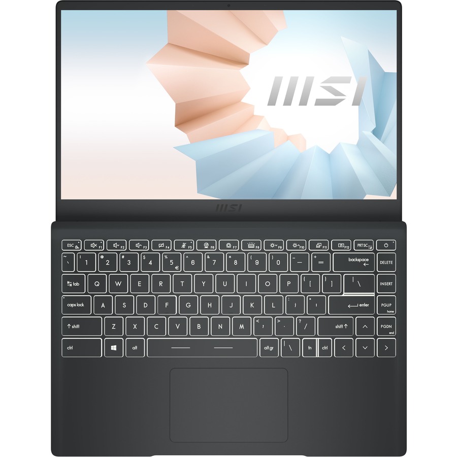 MSI Modern 14 B11S Modern 14 B11MOU-1025 14" Notebook - Full HD - Intel Core i7 11th Gen i7-1195G7 - 8 GB - 512 GB SSD - Carbon Gray