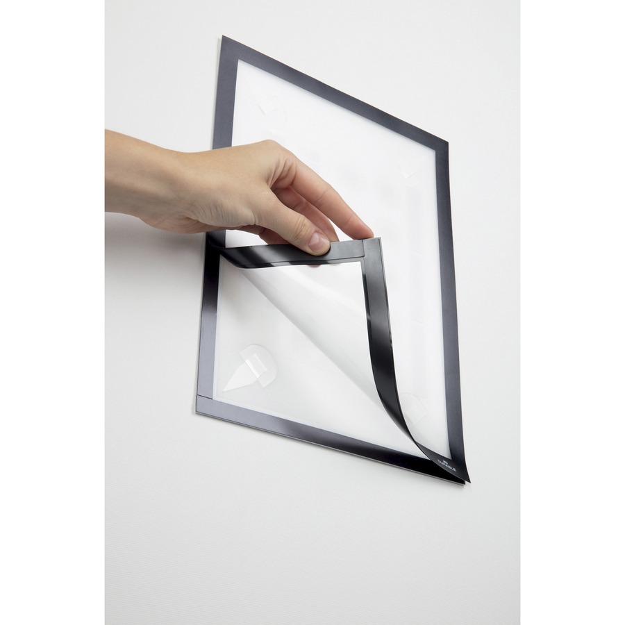 DURABLE DuraFrame Wallpaper - 8.50" x 11" Frame Size - Wall Mountable - Horizontal, Vertical - Sturdy, Anti-glare - 1 Each - White