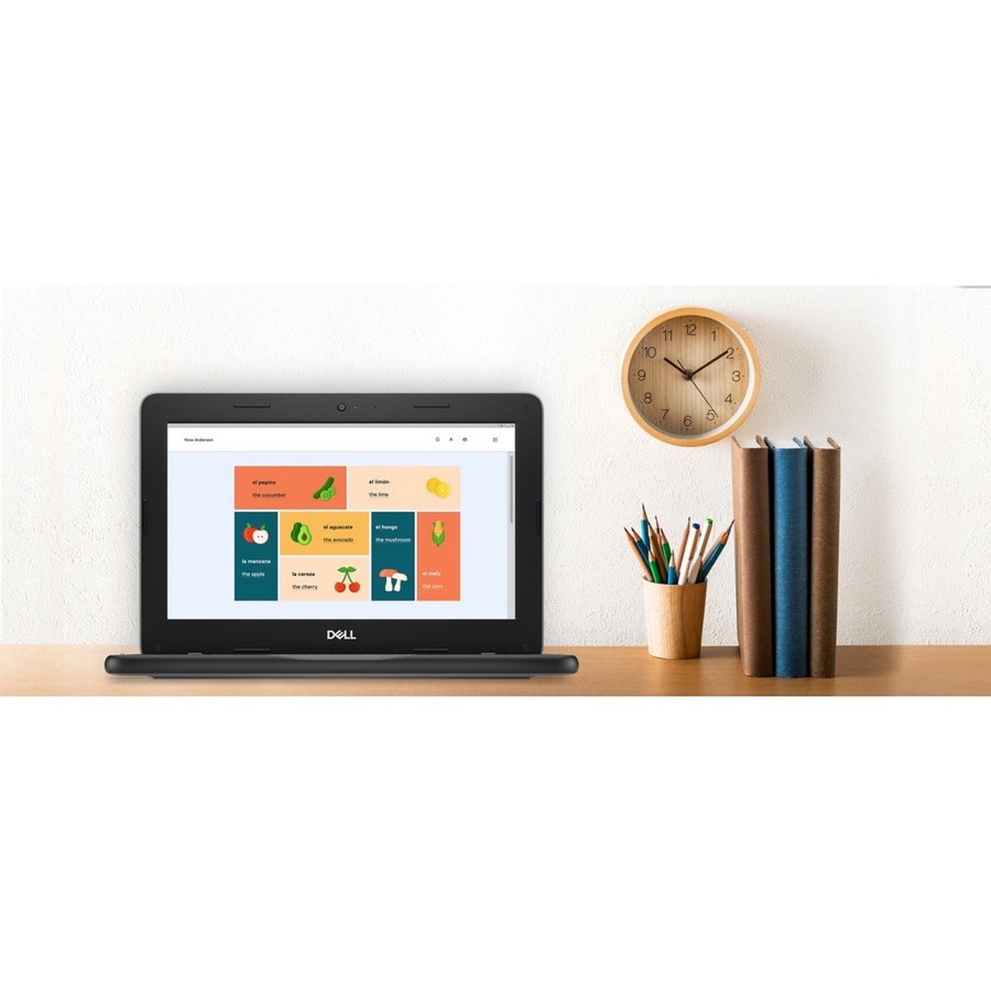 Dell Education Chromebook 3000 3110 11.6" Touchscreen Convertible 2 in 1 Chromebook - HD - Intel Celeron N4500 - 4 GB - 32 GB Flash Memory - English (US) Keyboard