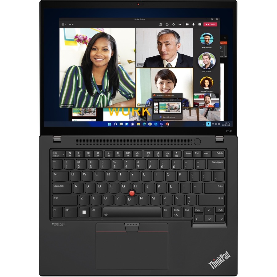Lenovo ThinkPad P14s Gen 3 21AK002LUS 14" Mobile Workstation - WUXGA - 1920 x 1200 - Intel Core i5 12th Gen i5-1250P Dodeca-core (12 Core) 1.70 GHz - 16 GB Total RAM - 256 GB SSD - Black