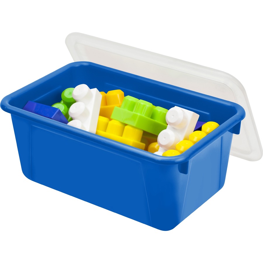 Storex Small Cubby Bin, Assorted Colors (5 Units/Pack)