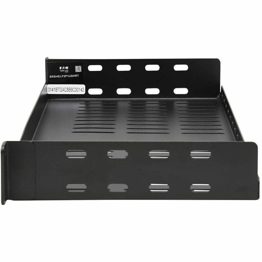 Tripp Lite by Eaton SmartRack Cantilever Fixed Steel Rack Shelf - 1U, Vented, 7 in. (17.8 cm) Deep, Holds up to 40 lb. (18 kg)