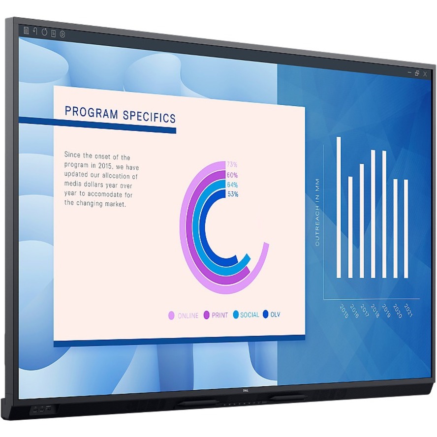 Dell Interactive D7523QT 75" Class LED Touchscreen Monitor - 16:9