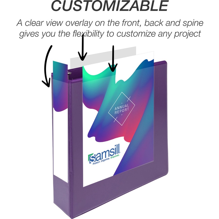 Samsill Durable View Binders Presentation / View Binders Samsill