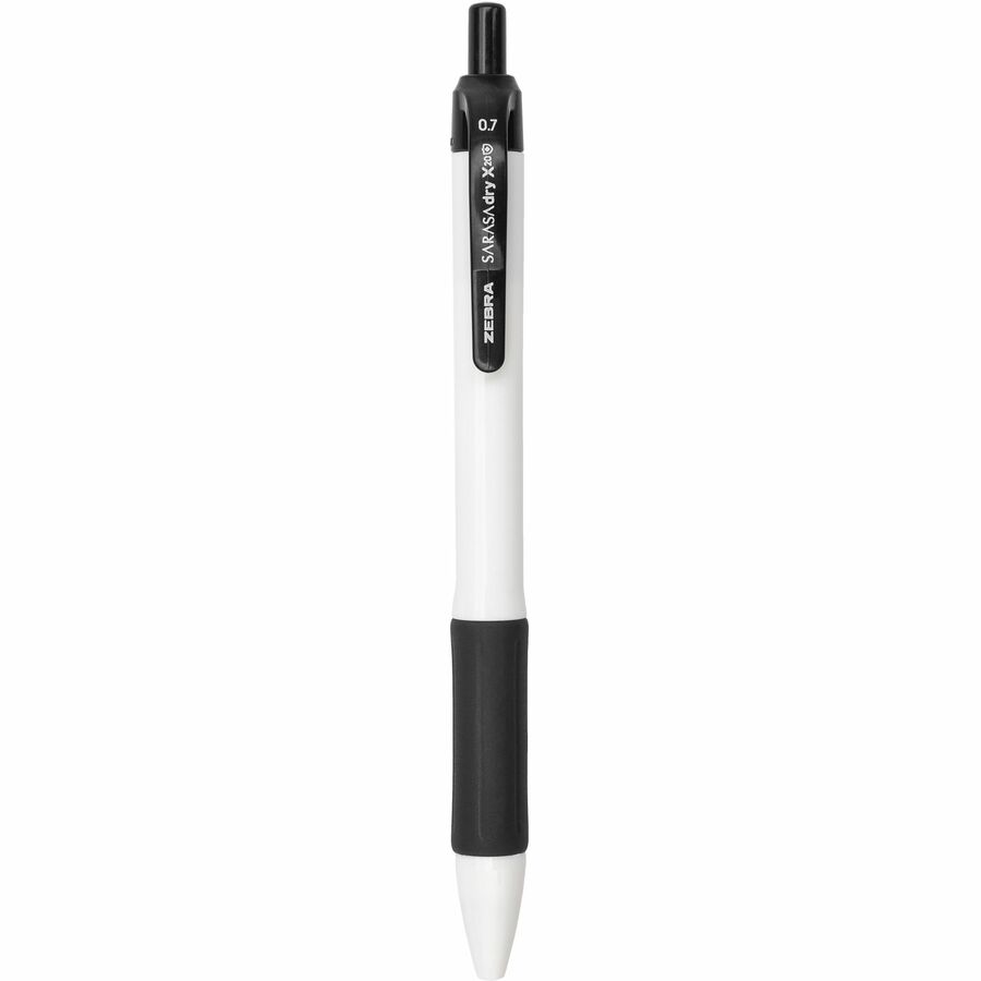 Zebra Sarasa Retractable Gel Ink Pens, Medium Point 0.7mm, Black, Rapid Dry  Ink, 12-Count 