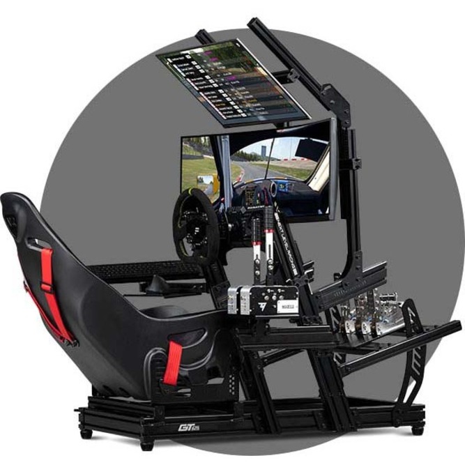 Next Level Racing TElite Lite Front & Side Mount Edition - Aluminum, Carbon Steel
