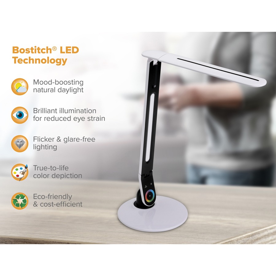 Picture of Bostitch Color Changing Desk Lamp with RGB Arm