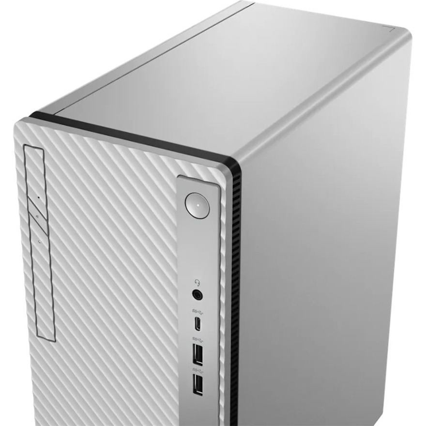 Lenovo IdeaCentre 5 14IAB7 90T2000SUS Desktop Computer - Intel Core i5 12th Gen i5-12400 Hexa-core (6 Core) 2.50 GHz - 12 GB RAM DDR4 SDRAM - 1 TB HDD - 256 GB M.2 PCI Express NVMe 4.0 x4 SSD - Tower - Cloud Gray