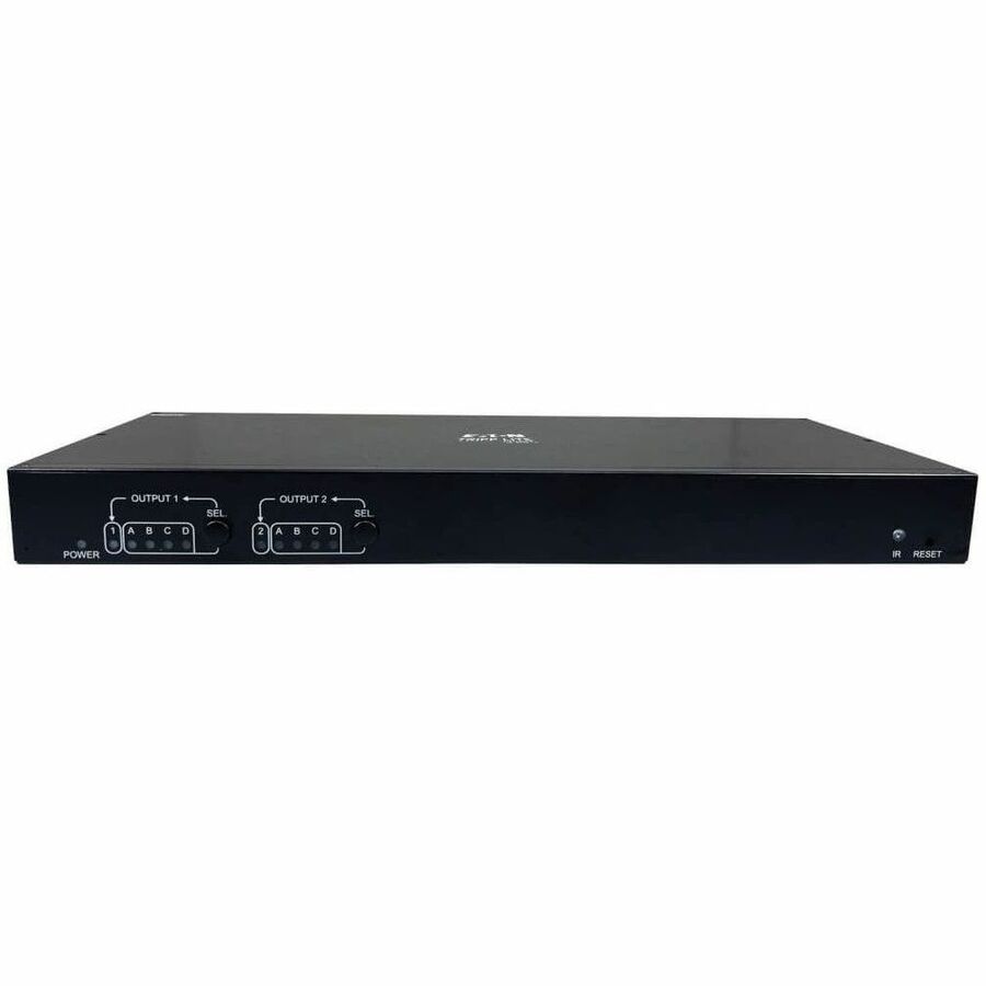 Eaton Tripp Lite Series 4x2 HDMI over Cat6 Matrix Switch Kit, Switch/2x Pigtail Receivers - 4K 60 Hz, HDR, 4:4:4, PoC, 230 ft. (70.1 m), TAA