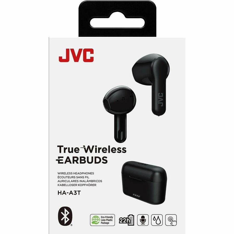 JVC HA-A3T-B True Wireless Earbuds - Olive Black