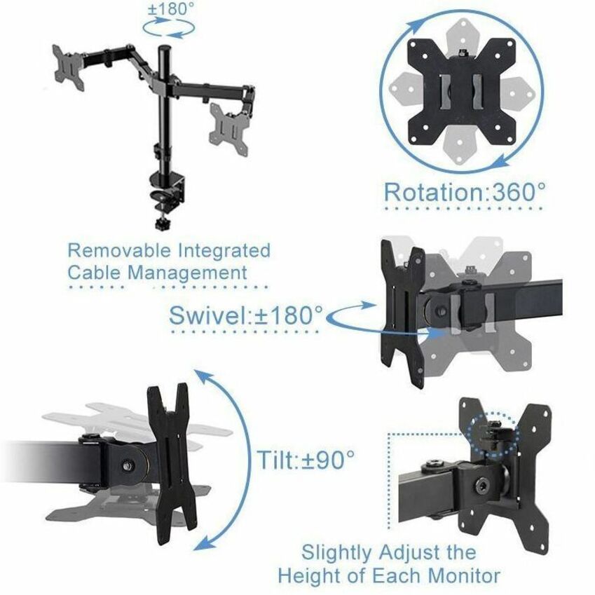 Rocelco - Plateau support pour dessus de bureau multiusage