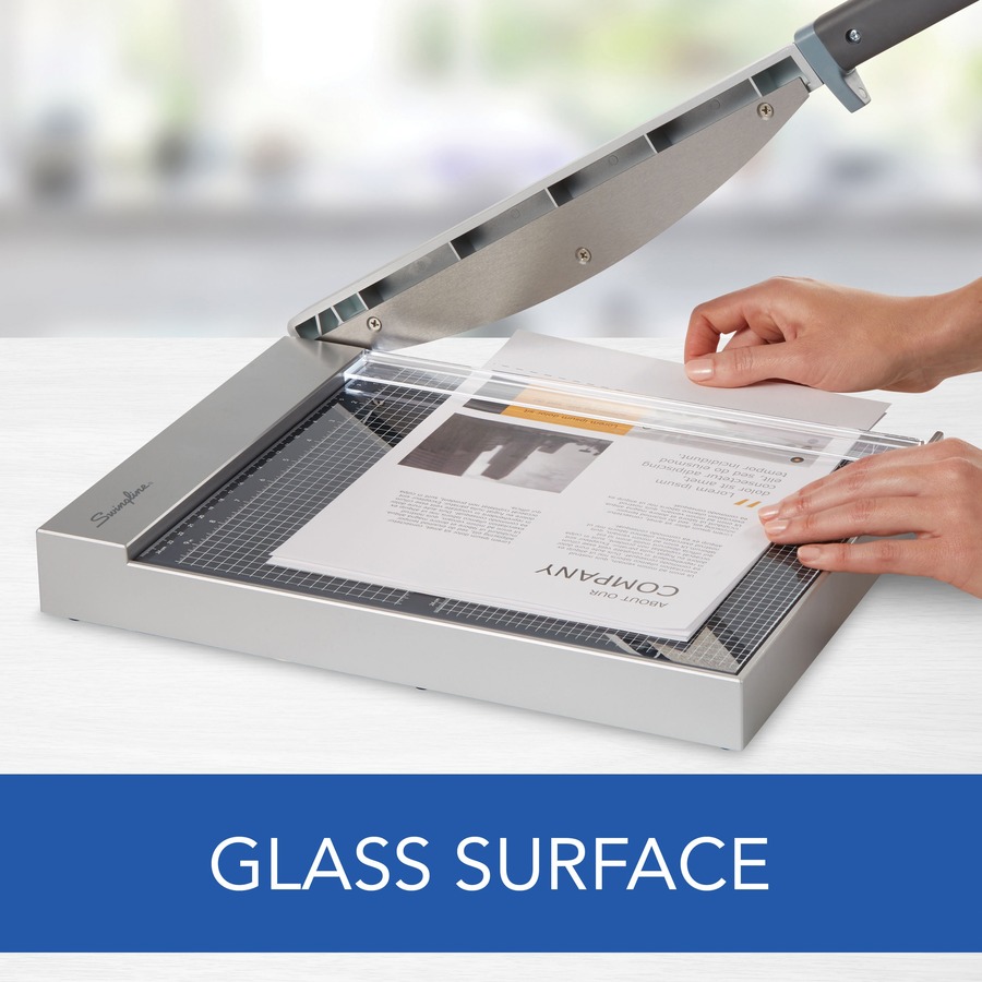 Swingline ClassicCut Guillotine Glass Trimmer - 15 Sheet SWI10013, SWI  10013 - Office Supply Hut