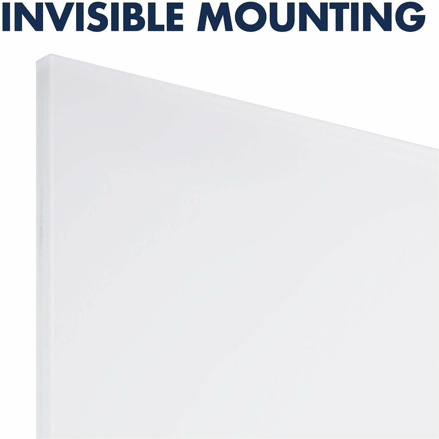 Quartet InvisaMount Vertical Glass Dry-Erase Board - 28x50