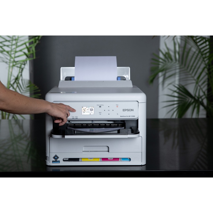 Epson Workforce Pro Wf C5390 Wireless Inkjet Printer Color Automatic Duplex Print Ethernet 7742