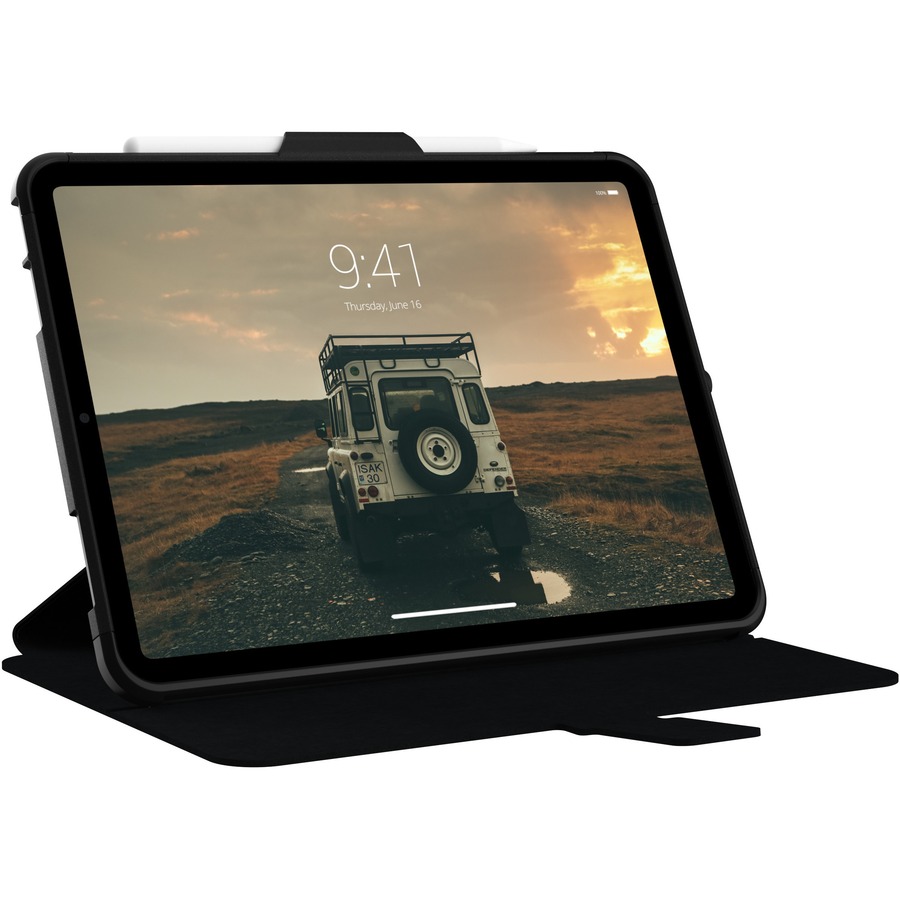 Urban Armor Gear Scout Carrying Case (Folio) for 10.9" Apple iPad (2022) Tablet - Black, Olive