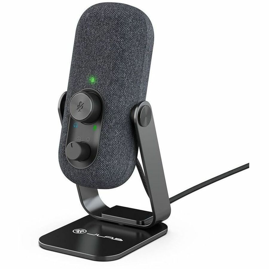 Black JLAB Audio GO TALK USB desktop microphone for calls and voice recording — alternate view 4