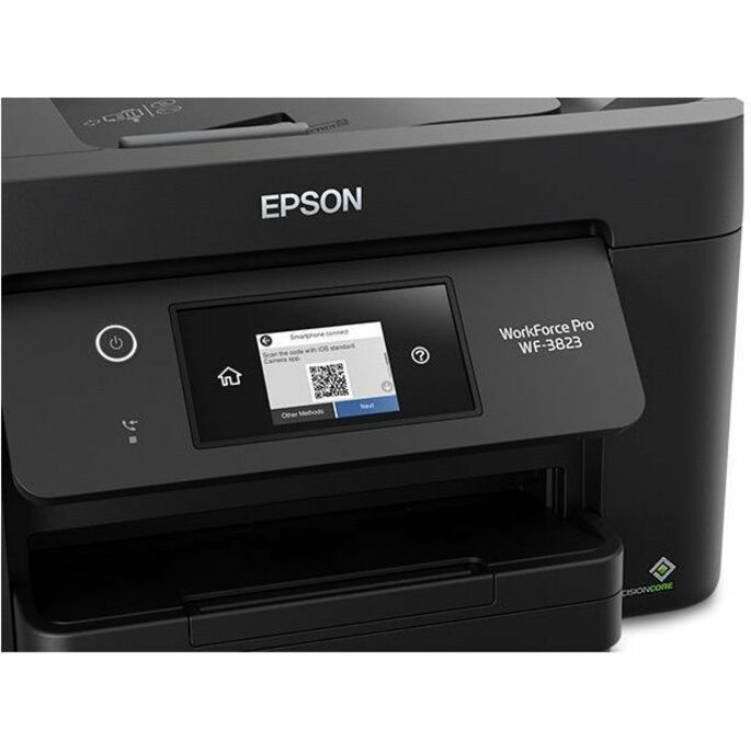 Epson WorkForce Pro WF-3823 color all-in-one printer with touchscreen and wireless connectivity — alternate view 4
