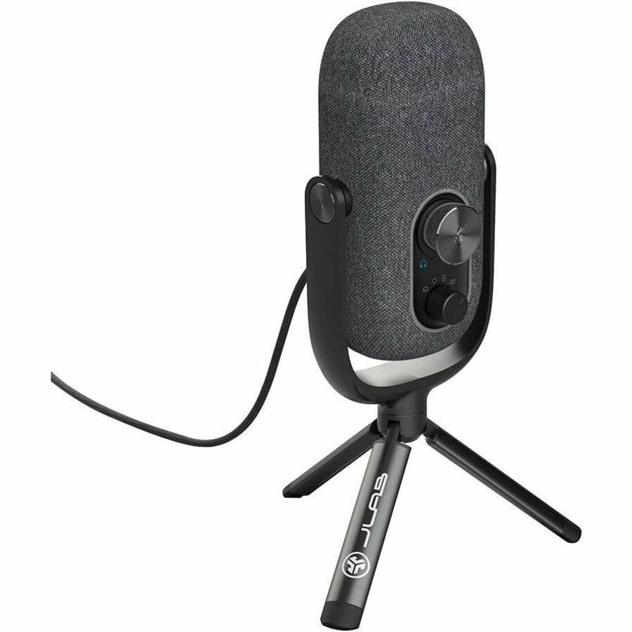 JLab JBuds Talk USB microphone in black for desktop voice communication — alternate view 4